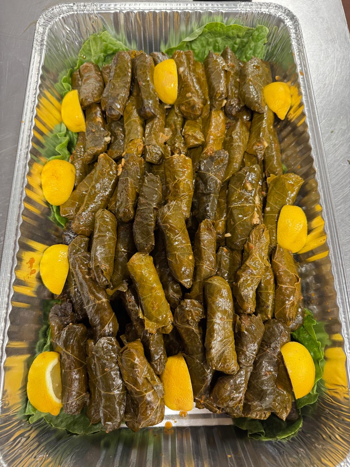 Grape leaves (warak dawali) with lemon